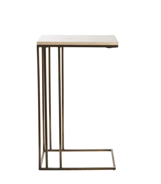 Table d'appoint Roshan - Brun - 41x31x66cm