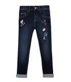 Slim fit jeans met geborduurde motieven image number 0