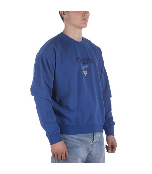 Go Baker Logo Blauw Crewneck Sweatshirt