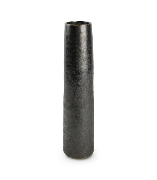 Vase 10xH40cm anthracite Cone