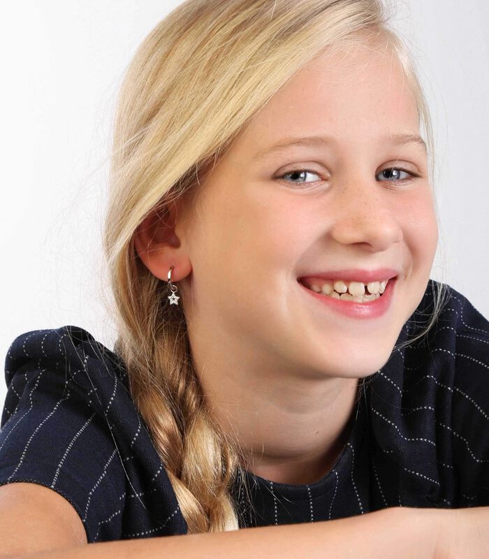 Enfants - Boucle d'oreille avec placage - Zircone image number 1