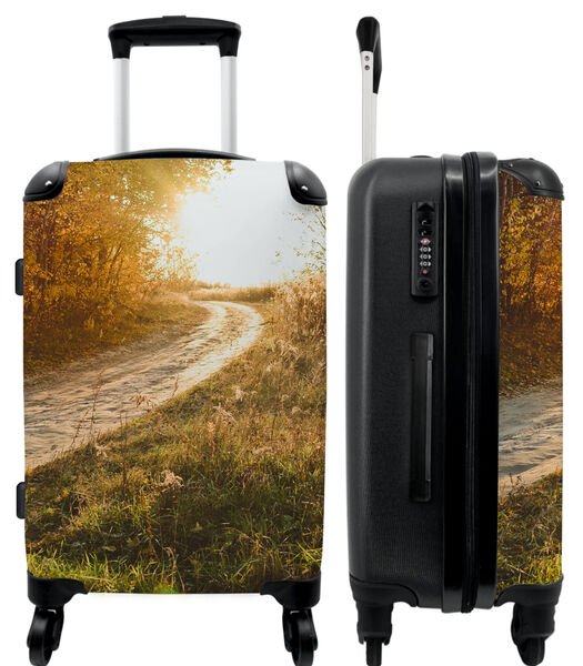 Handbagage Koffer met 4 wielen en TSA slot (Zon - Pad - Bos - Zand - Boom)