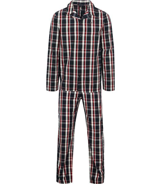 Tommy Hilfiger Pyjama Set Plaid Dark Blue
