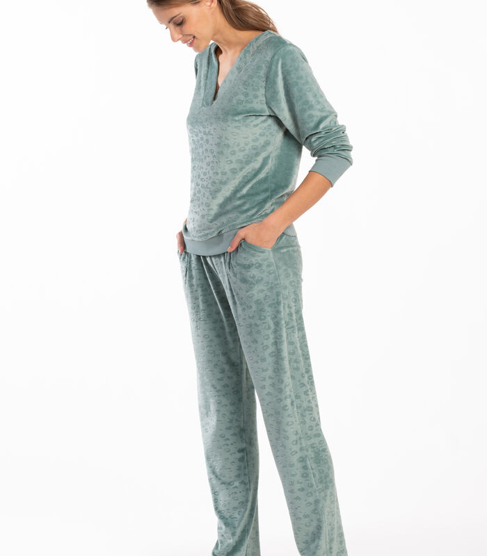 Pyjama lange mouwen lange broek FENNA image number 2