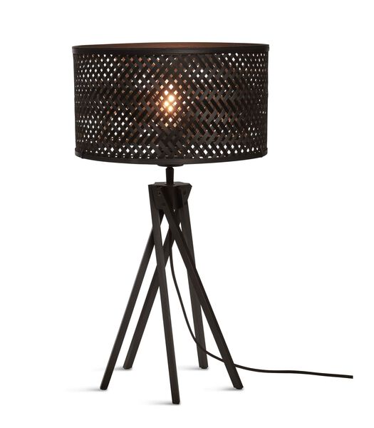 Lampe de Table Java - Bambou Noir - Ø32x56cm