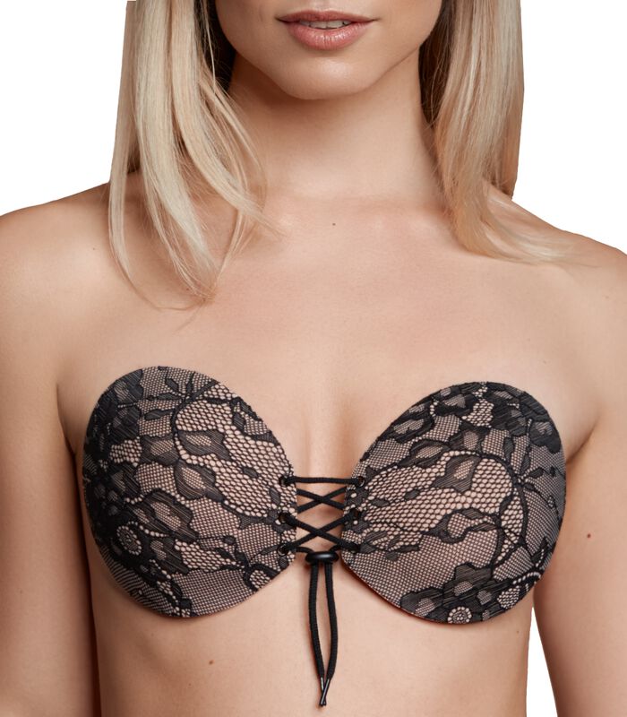 Strapless plakbh met open rug Round Lace-it image number 1