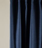 Rideau à galon fronceur COCONUT bleu de minuit 135x350 cm image number 3