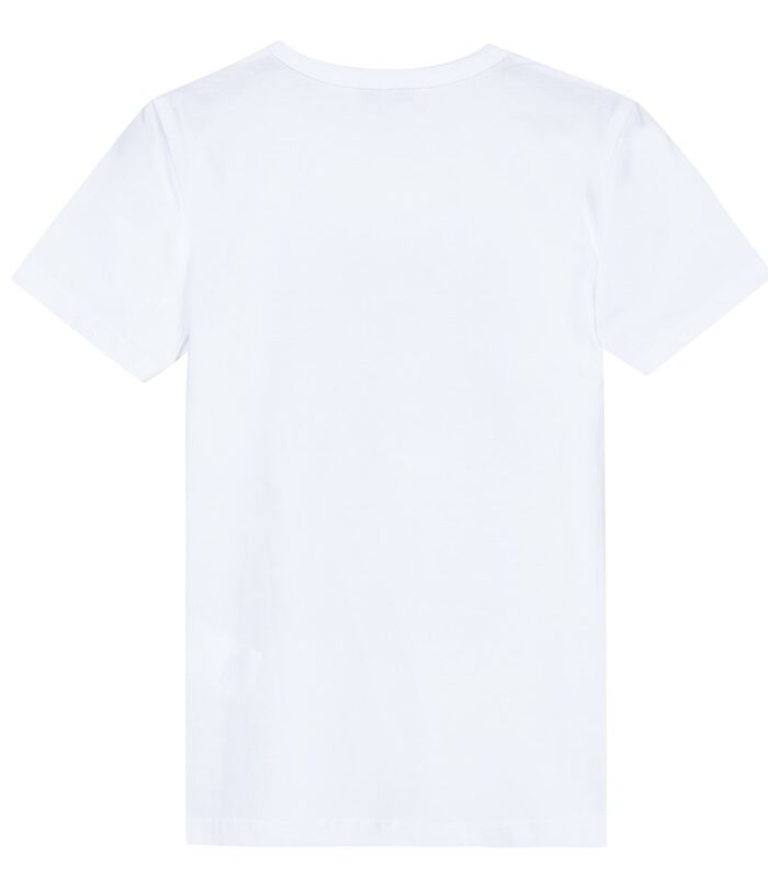 T-shirt met ronde hals bedrukt op de voorzijde image number 1