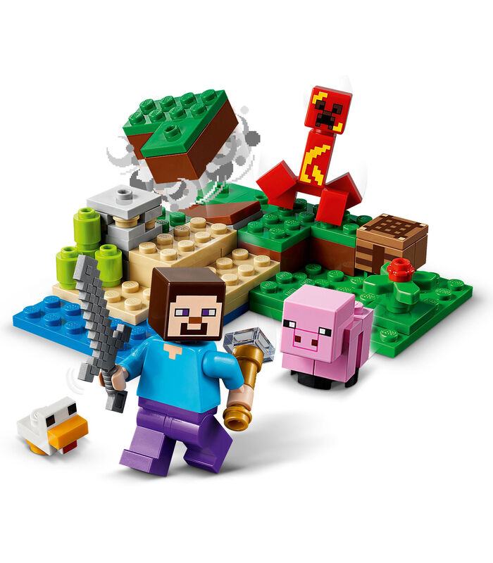 LEGO Minecraft 21177 L'embuscade du Creeper, Set de Construction image number 4