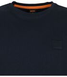 Hugo Boss T-shirt Manches Longues Bleu Foncé image number 1