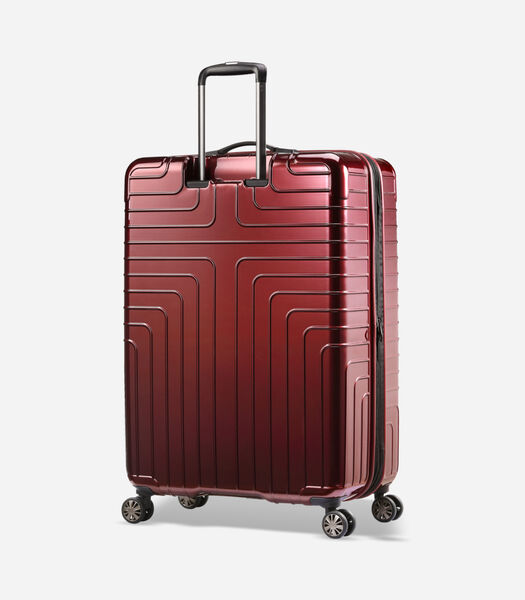 Helios Expandable Grote Koffer 4 Wielen Rood