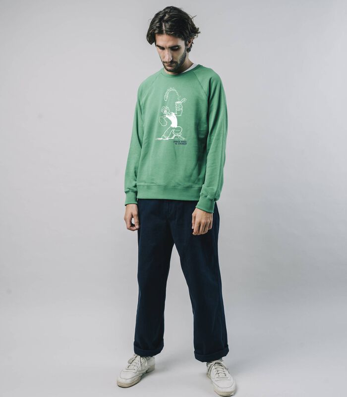 Sweatshirt - Groen image number 2