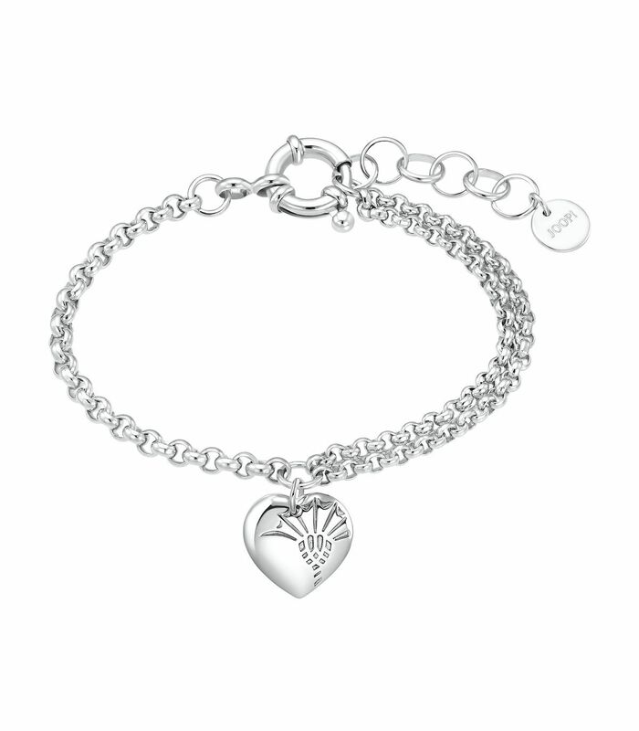 Armband voor dames, 925 sterling zilver | hartje image number 0