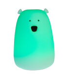 Veilleuse lumineuse tactile en silicone, Ourson image number 2