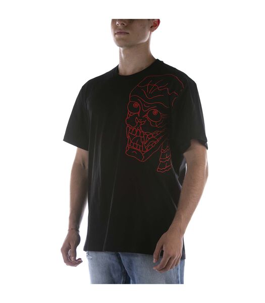 Schedel T-Stuk Zwart T-Shirt