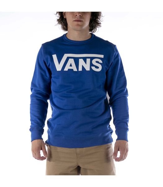 Mn Vans Klassieke Crew Blauwe Sweatshirt