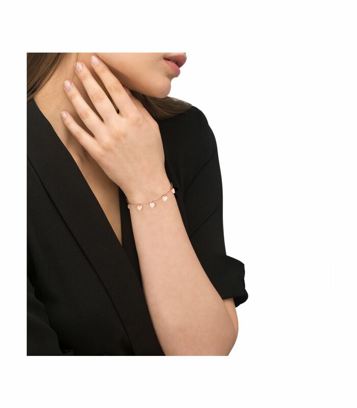 Armband voor dames, roestvrij staal | hart image number 1