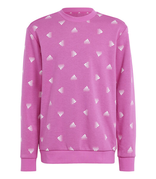 Sweatshirt coton imprimé fille Brand Love
