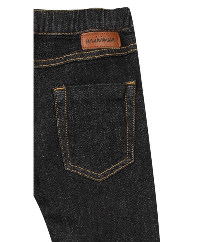 Slanke jeans met elastiek in de taille image number 3