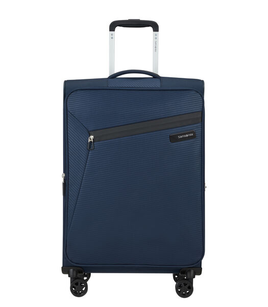 Litebeam Reiskoffer spinner (4 wielen) handbagage 55 x 20 x 40 cm MIDNIGHT BLUE