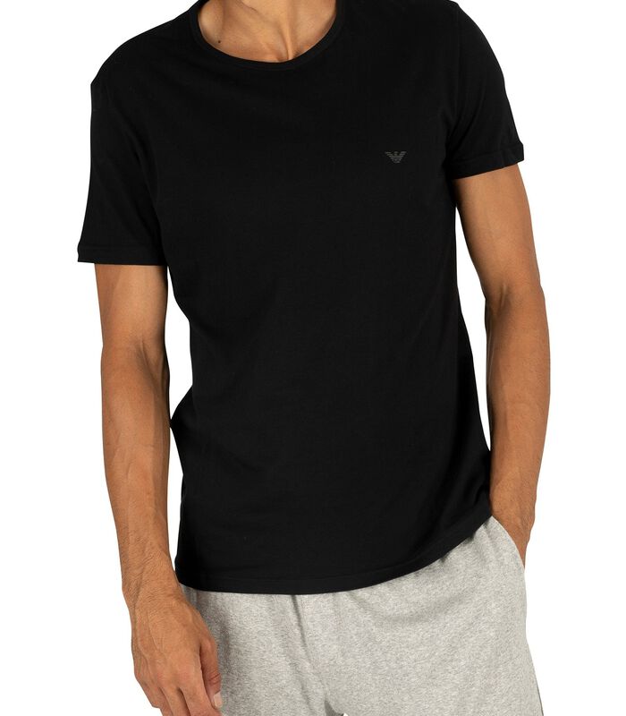 2-pack pure katoenen lounge T-shirts image number 1