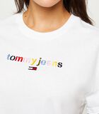 T-shirt met veelkleurig logo image number 2