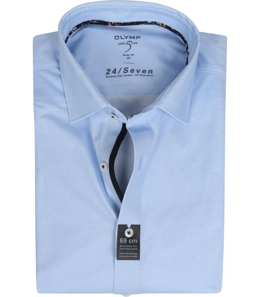 Lvl 5 Extra LS Overhemd 24/Seven Blauw