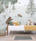 KHARU behang wanddecoratie - Bos en dieren image number 2