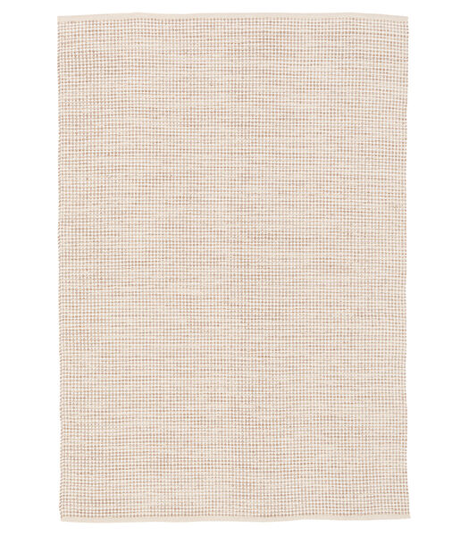 Kelim Sandy - Tapis naturel en coton - Beige Moderne
