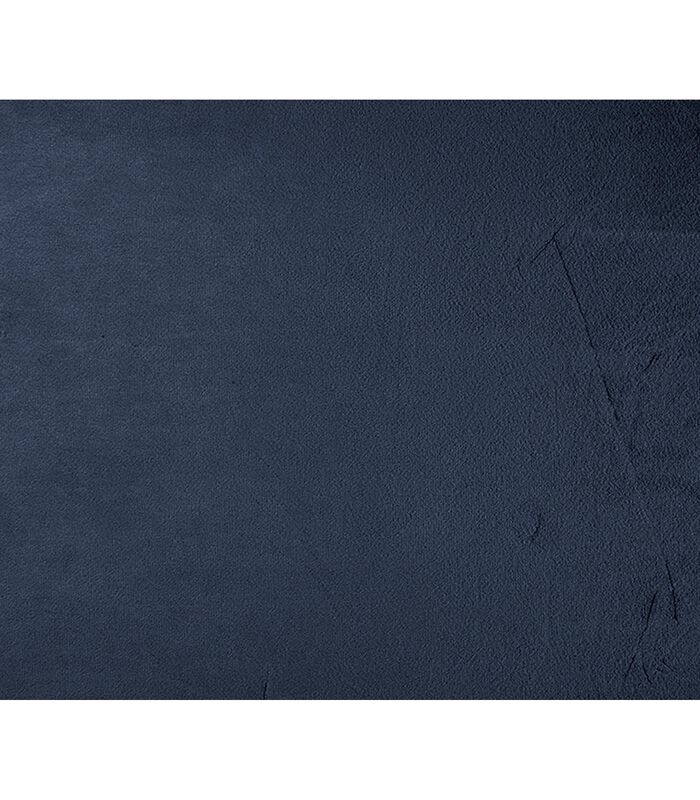 Poef Snog - Donkerblauw/Zwart - 45x45x47cm image number 4