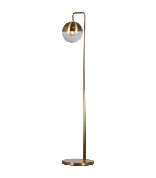 Globular Staande Lamp - Metaal - Antique Brass - 143x31x30
