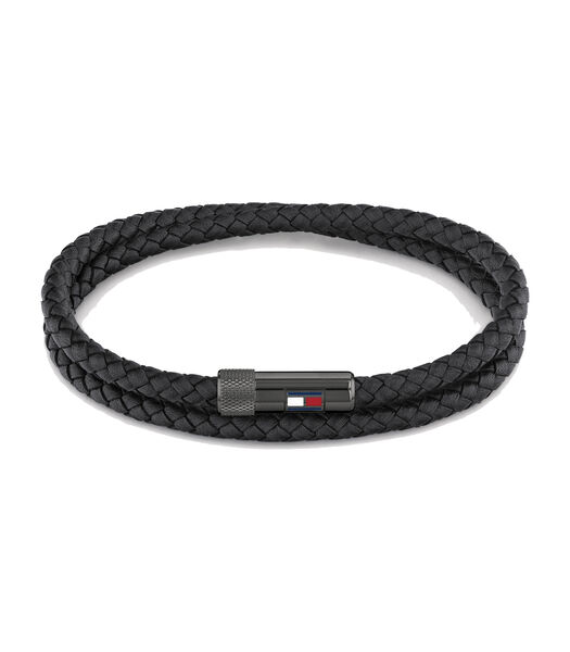 Bracelet Tommy Hilfiger 2790262 cuir noir