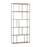 Vitrine Armoire - Metal - Brass - 196x90x30 - Valued image number 3