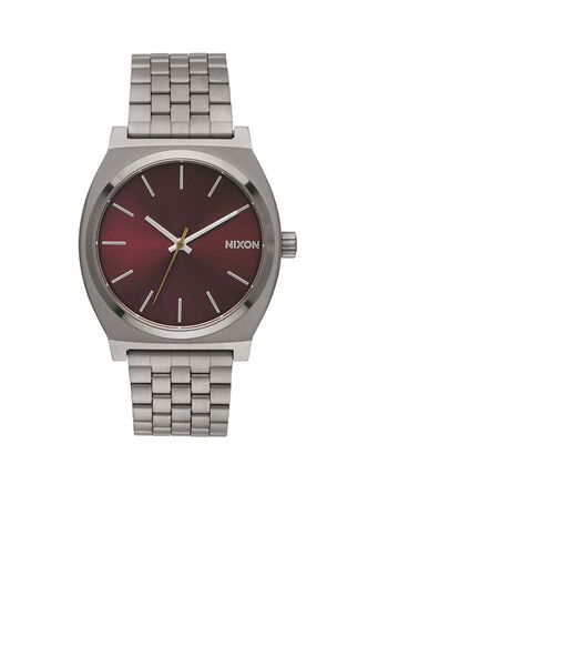 Nixon Time Teller Zilveren Horloge