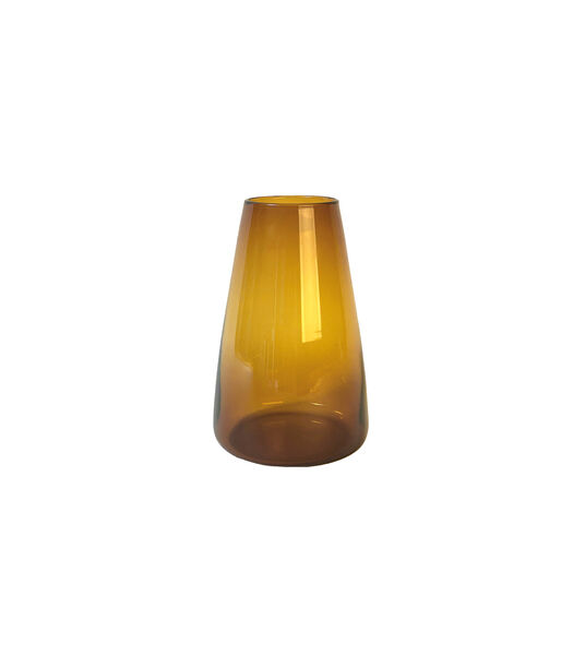DIM vase smooth large ambre