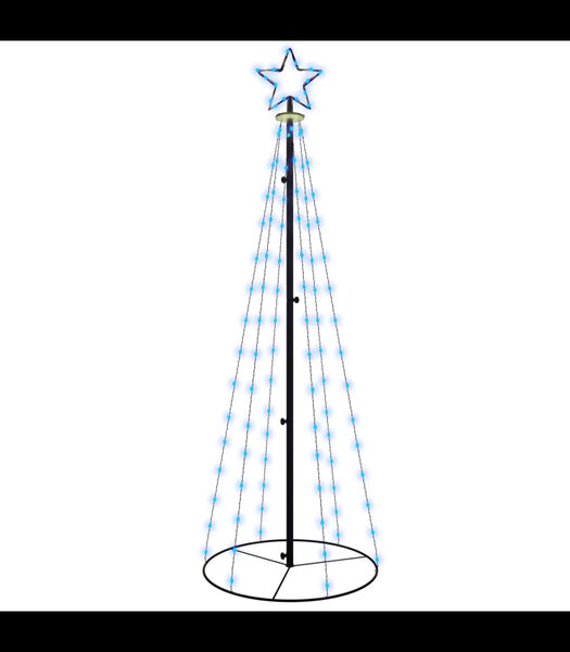 arbre de Noël cône Couleur de la lumière : Bleu