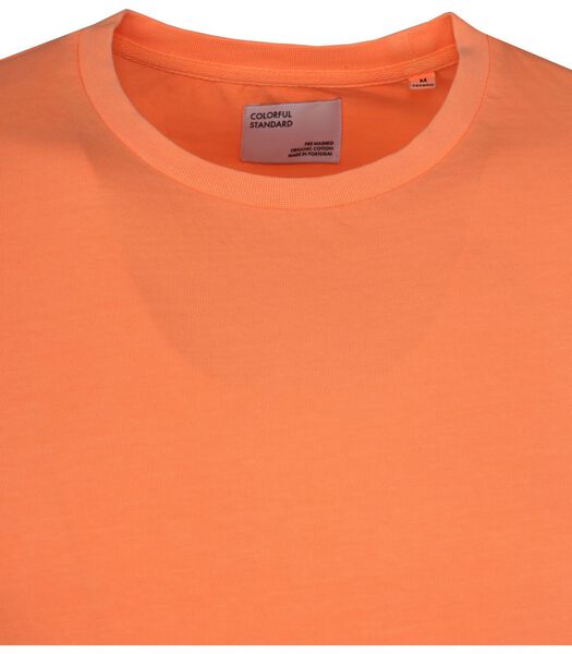 Colorful Standard T-shirt Orange Fluo