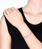 Armband Dames Hart Hanger Trend Met Kristallen In 925 Sterling Zilver image number 4
