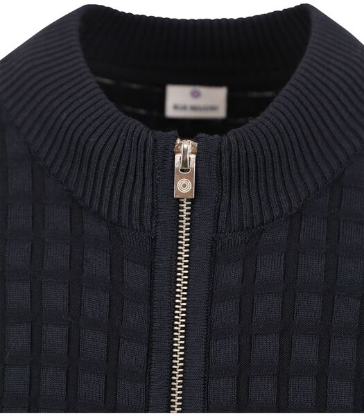 Blue Industry Cardigan Structure Marine