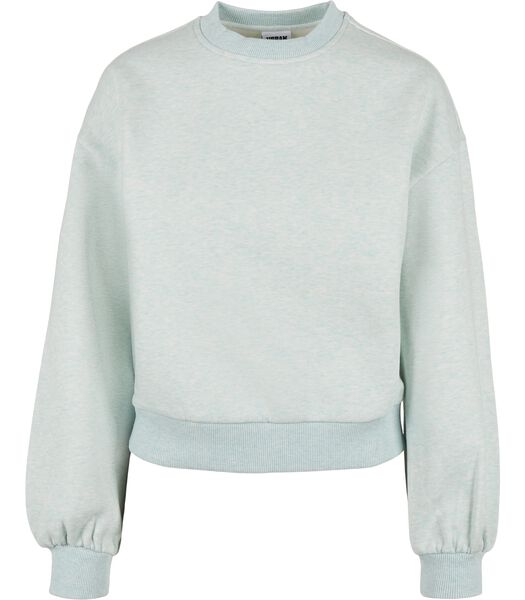 Sweatshirt femme oversized col rond