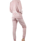 Pyjama loungewear broek jasje met rits Soft Home image number 1