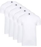 Giftbox Derby O-Hals T-shirts Wit (5Pack) image number 1