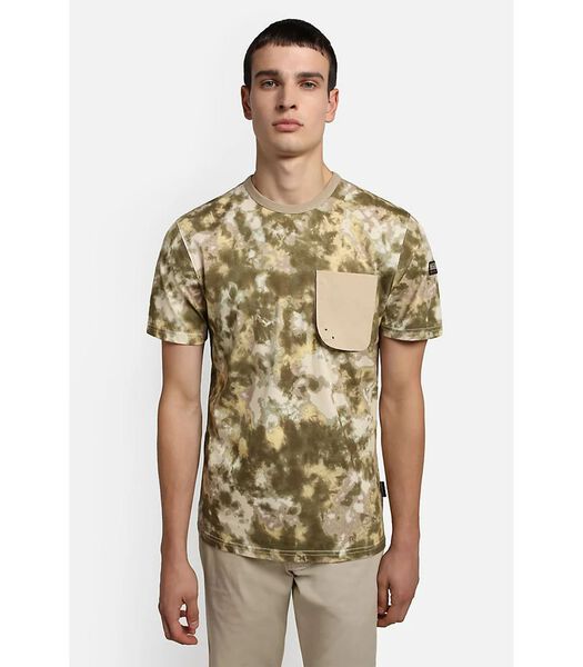 T-Shirt Camouflage Groen