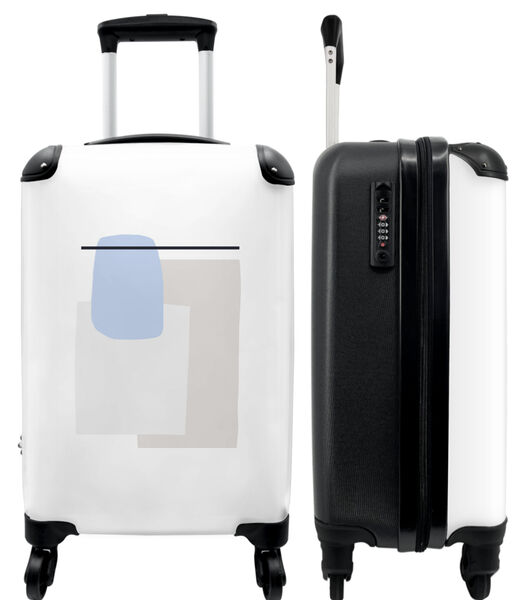 Ruimbagage koffer met 4 wielen en TSA slot (Blauw - Grijs - Beige - Zwart - Abstract)