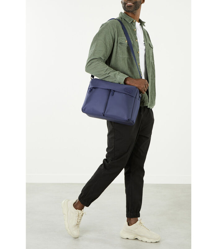 City Plume Sac Carryall  cm NAVY image number 3