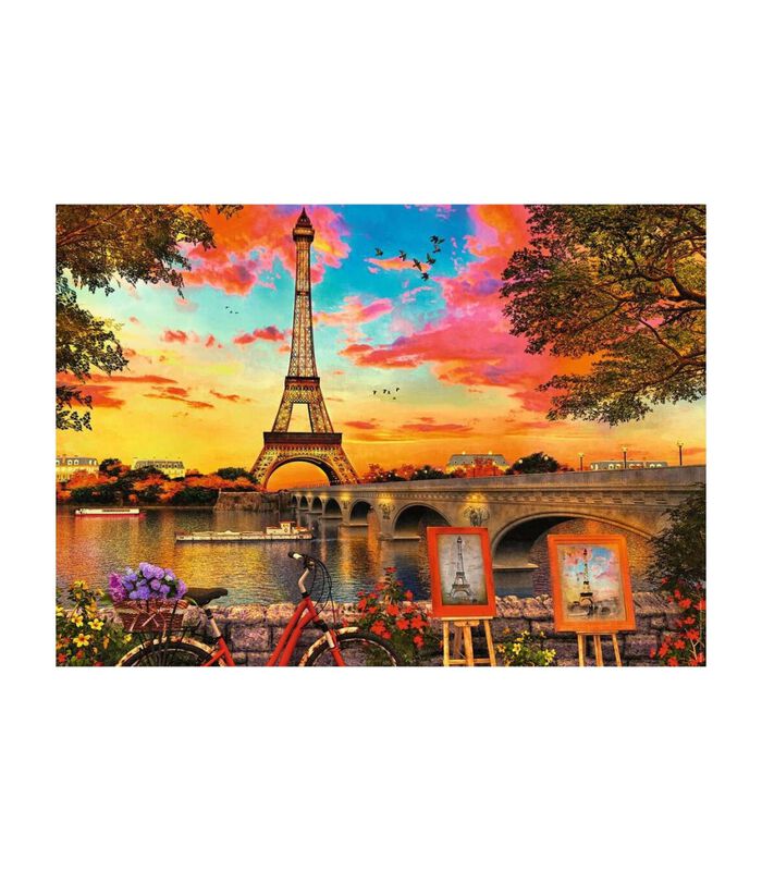 puzzel Avondsfeer in Parijs - 500 stukjes image number 1