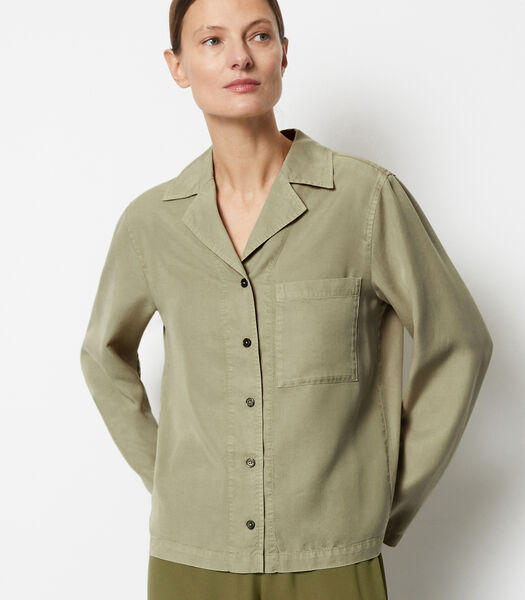 Regular blouse in pyjamastijl