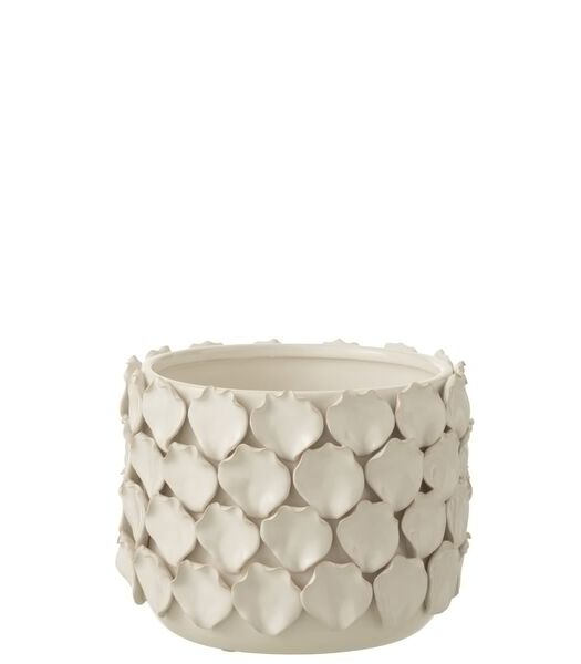 CELINE -  Pot de Fleurs  Ø18,5cm, blanc