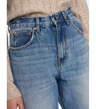 Jeans rechte hoge taille vrouw Robyn image number 4