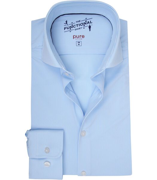 Pure H.Tico Chemise The Functional Rayures Bleu